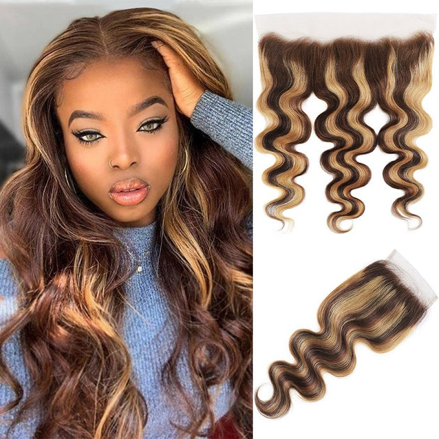 Lace Frontal Sew In Custom Made Bundles+Frontal Sew In Wig丨JS WIG