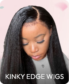 KInky Edge Natural Hairline